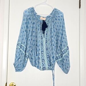 Miss june paris la blouse roumaine embellished top